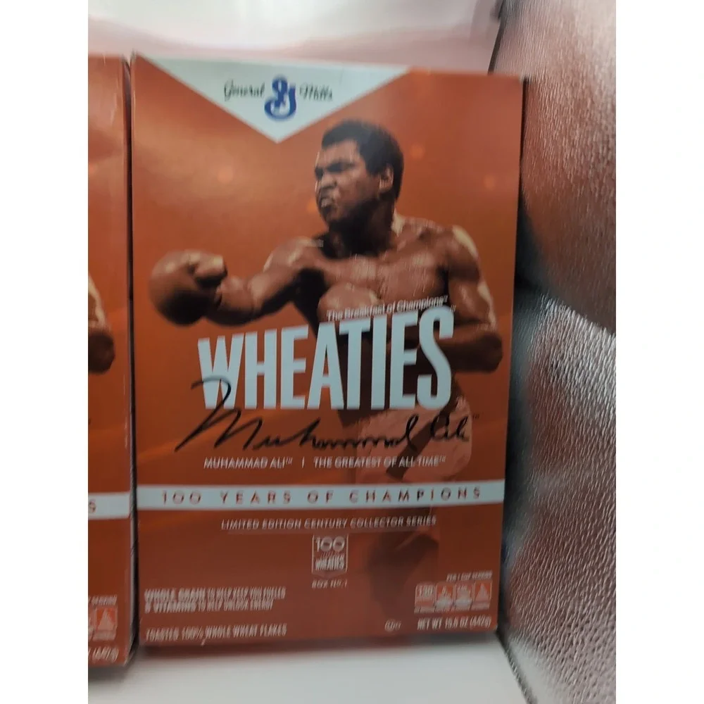 Wheaties 100 Years Of‎ Champions Limited Edition Century lot of 2 Muhammad Ali